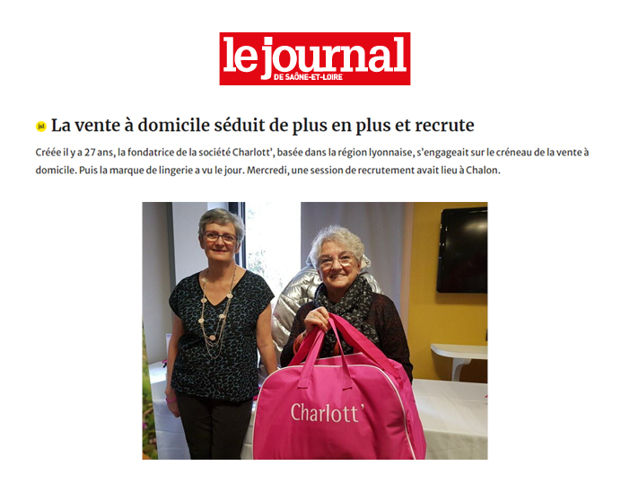 Charlott' dans Le Journal de Saône-et-Loire